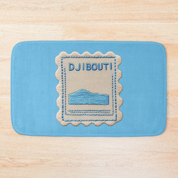 Item preview, Djibouti Travel Patch Lake Assal Embroidered Stamp designed and sold by tiigerdad.