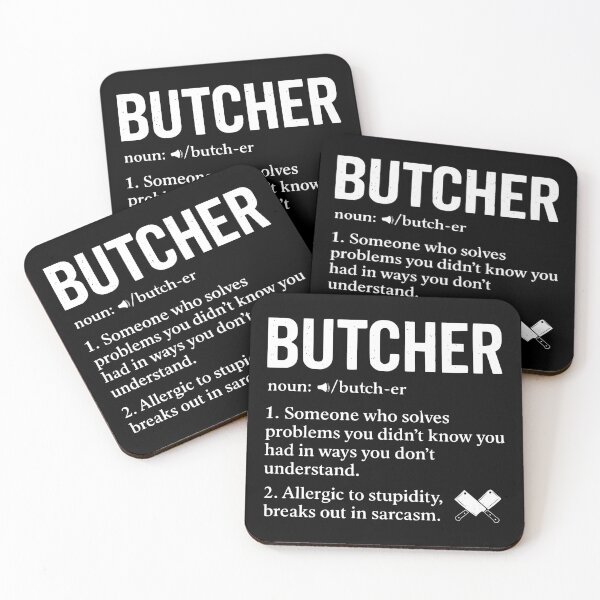 Item preview, butcher definition designed and sold by Amareajaosa.