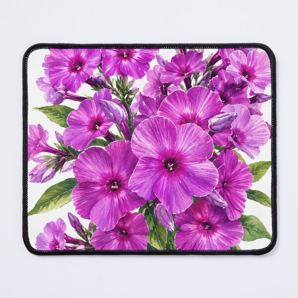 Item preview, Purple Garden Phlox Botanical Watercolor designed and sold by Shew Gallery.