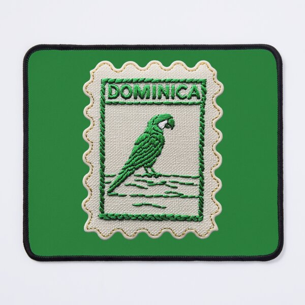 Item preview, Dominica Travel Patch Sisserou Parrot Embroidered designed and sold by tiigerdad.