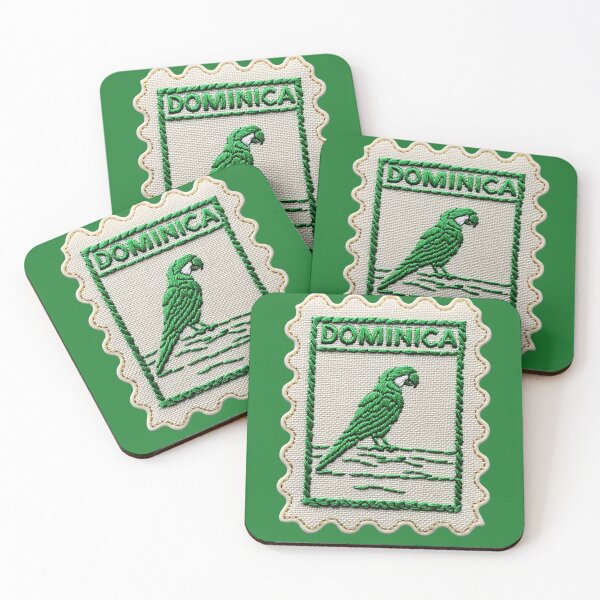 Item preview, Dominica Travel Patch Sisserou Parrot Embroidered designed and sold by tiigerdad.