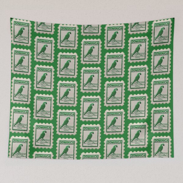 Item preview, Dominica Travel Patch Sisserou Parrot Embroidered designed and sold by tiigerdad.