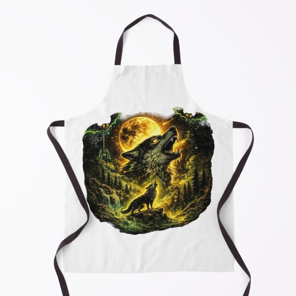 Item preview, Gothic Werewolf Full Moon Halloween Wolf Lover Gift designed and sold by QuiteOrbit.