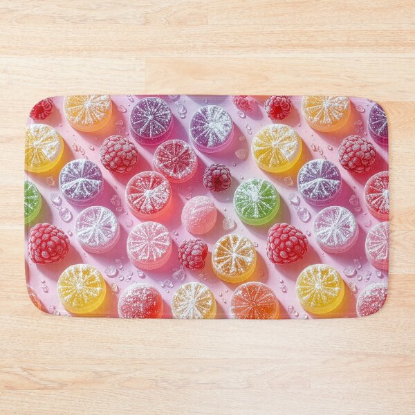 Item preview, Fruit gums, candies, raspberries, sweets, patterns designed and sold by angel-cat-22.