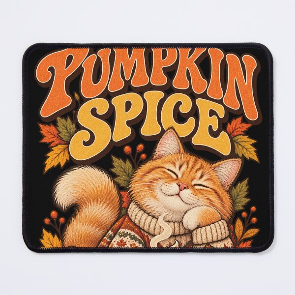 Item preview, Pumpkin Spice Cat – Cozy Autumn Catnaps designed and sold by manszoank.