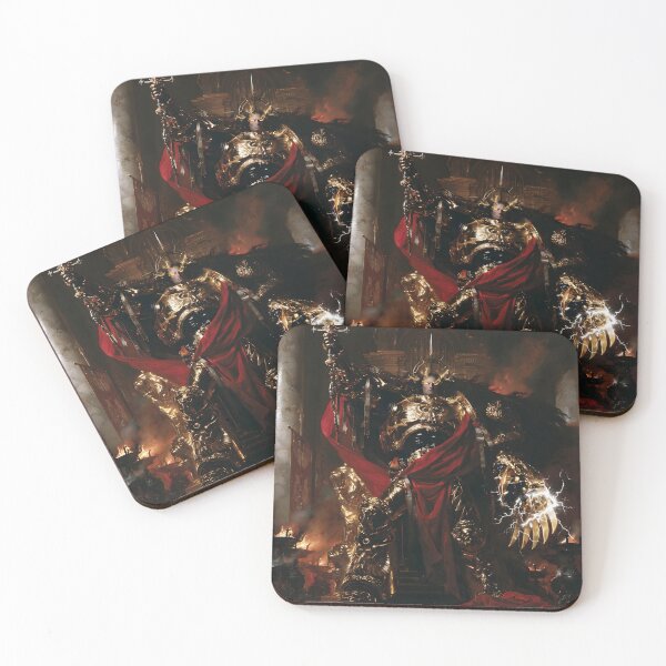 Item preview, Master of Mankind – God-Emperor Golden Throne Epic Artwork designed and sold by BravenBold.
