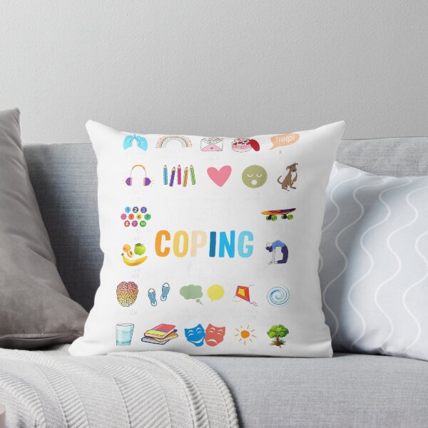 Item preview, Healthy Coping Skills Counselor Mental Health Awareness T-Shirt designed and sold by teluguredbubble.
