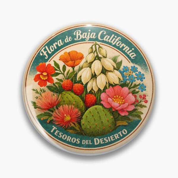 Item preview, Flora de Baja California – Tesoros del Desierto designed and sold by SachaMuru.
