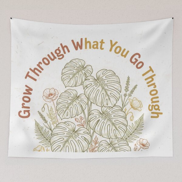 Item preview, Nature Art Grow Throught What You Go Through designed and sold by ART ATTACK ZONE.