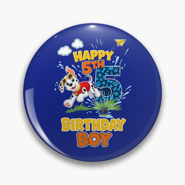 Item preview, Happy 5th Birthday Pup  designed and sold by fujiwaraaran25.