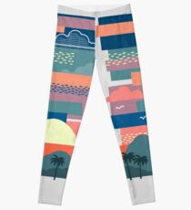 Tropical Skies Leggings