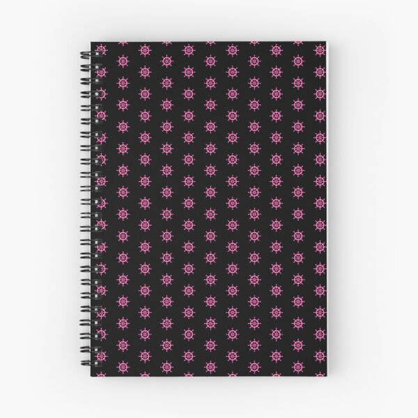 Item preview, Pink Nautical Ship Wheel Design designed and sold by pattern-archive.