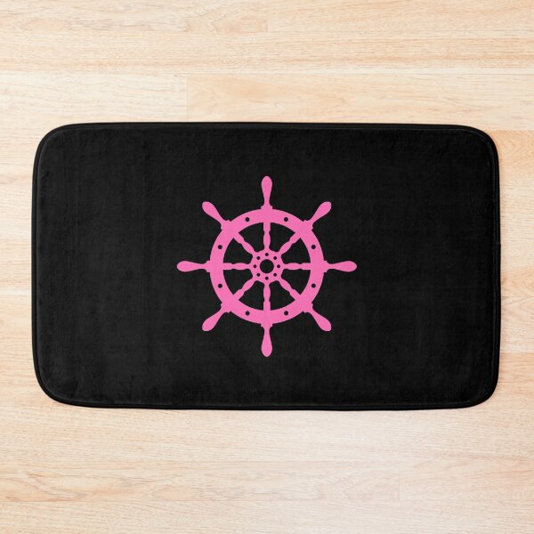 Item preview, Pink Nautical Ship Wheel Design designed and sold by pattern-archive.