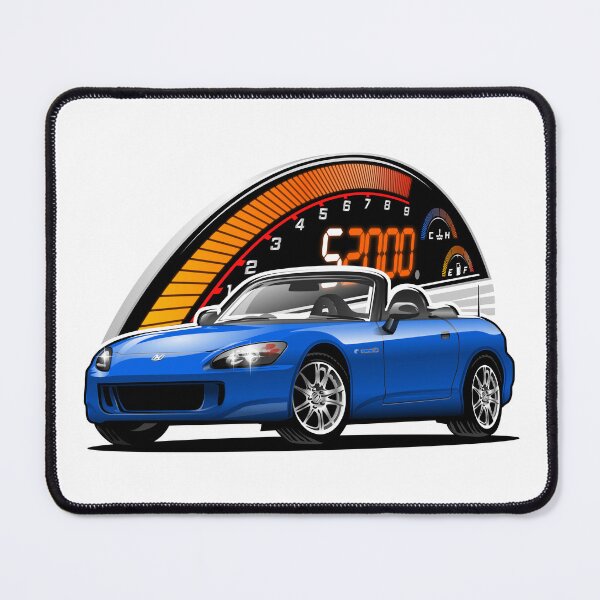 Item preview, Honda S 2000 Convertible in Sky Blue Color and Dashboard designed and sold by Juan-Art-22.