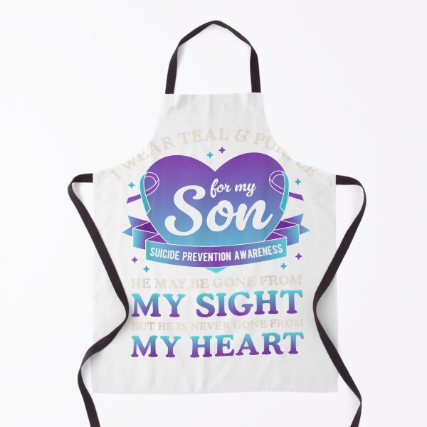 Item preview, I Wear Teal & Purple for My Son Suicide Prevention Awareness T-Shirt designed and sold by Badriiiii.