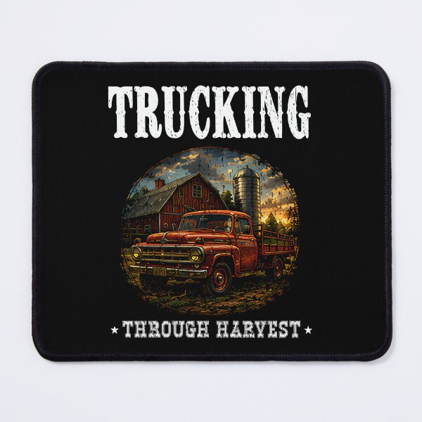 Item preview, Trucking Through Harvest Vintage Red Farm Truck designed and sold by Jt41.