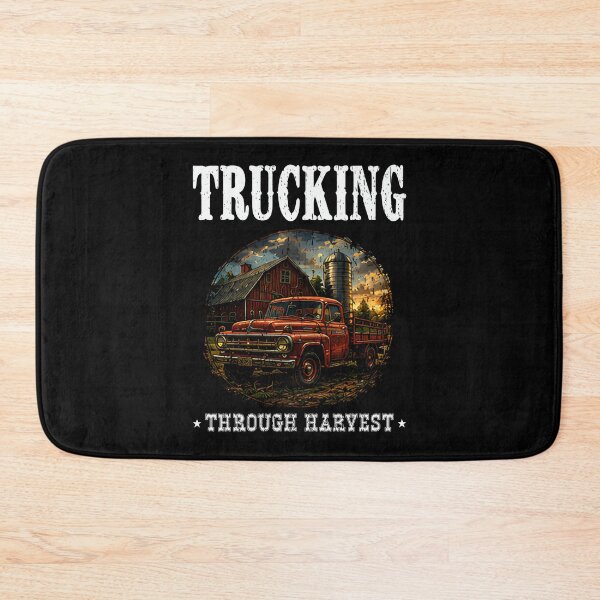 Item preview, Trucking Through Harvest Vintage Red Farm Truck designed and sold by Jt41.