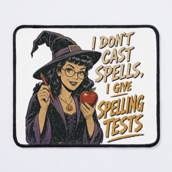 Item preview, I Don't Cast Spells Spelling Tests Teacher Design designed and sold by GrooveAndGlow.
