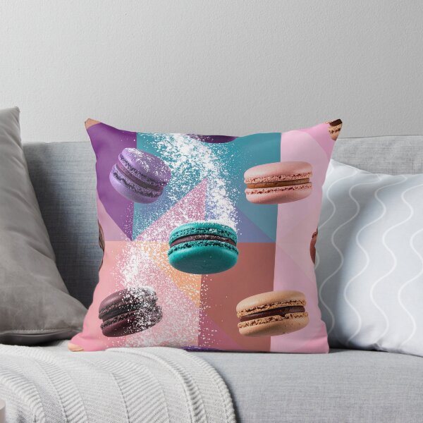 Item preview, Colorful Macarons Geometric Retro Background Pattern designed and sold by angel-cat-22.