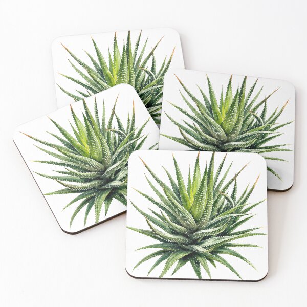 Item preview, Zebra Haworthia Succulent Botanical Watercolor designed and sold by Shew Gallery.