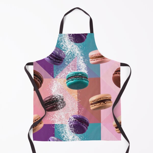 Item preview, Patrón de fondo geométrico retro con macarons coloridos designed and sold by angel-cat-22.
