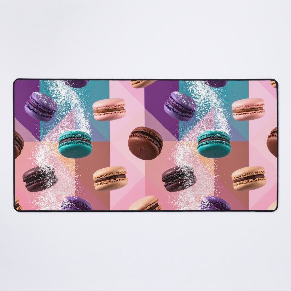 Item preview, Colorful Macarons Geometric Retro Background Pattern designed and sold by angel-cat-22.