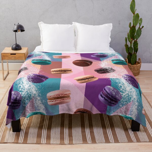 Item preview, Colorful Macarons Geometric Retro Background Pattern designed and sold by angel-cat-22.