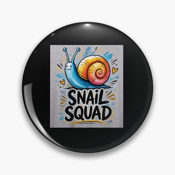 Item preview, Snail Squad Cute Colorful Snail Lover Friendship Team Design designed and sold by MiALopezArt.