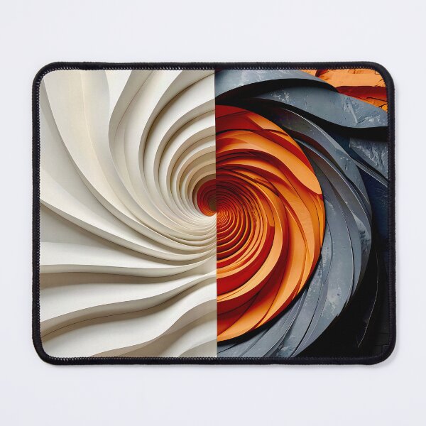 Item preview, Chalk White Plaster and Rustic Stone Vortex designed and sold by Vicky Brago-Mitchell®.