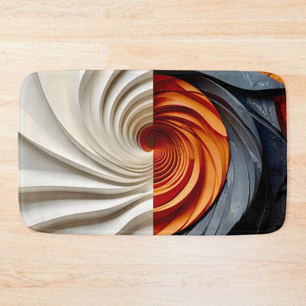 Item preview, Chalk White Plaster and Rustic Stone Vortex designed and sold by Vicky Brago-Mitchell®.