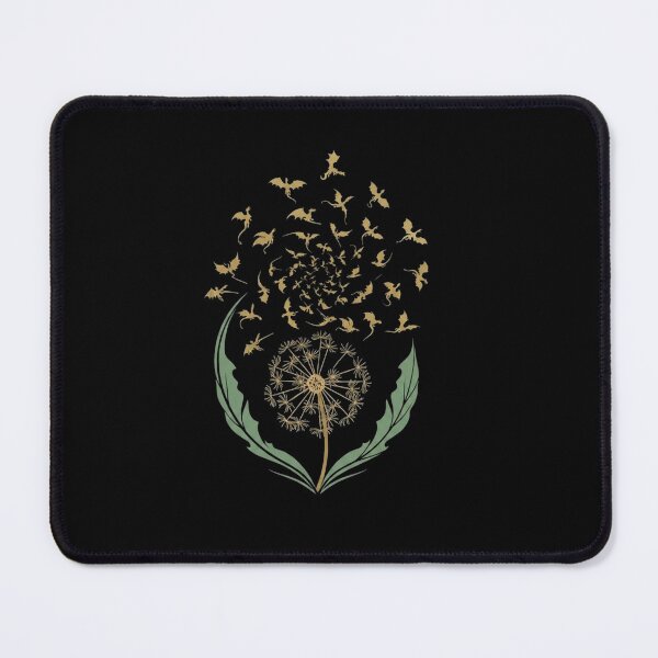 Item preview, Dragon Dandelion Silhouette Nature Fantasy Design designed and sold by Ostericaimusa.