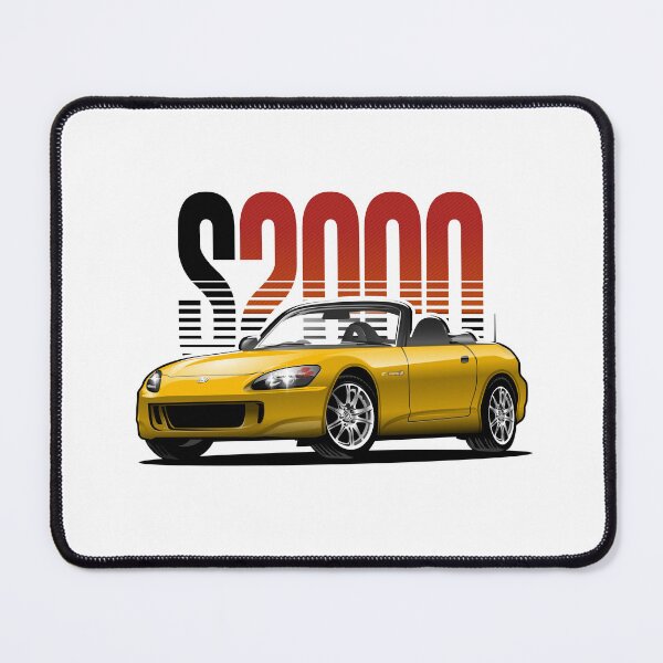 Item preview, Honda S 2000 Convertible in Yellow Black Colors and Silver Rims designed and sold by Juan-Art-22.