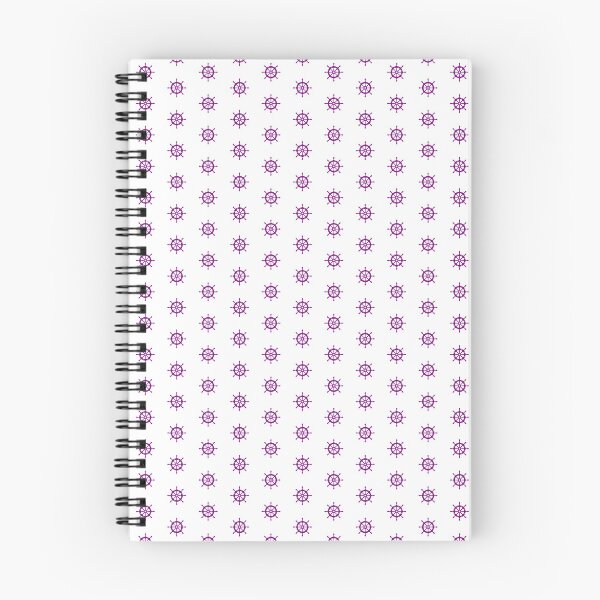 Item preview, Purple Nautical Ship Wheel Design designed and sold by pattern-archive.