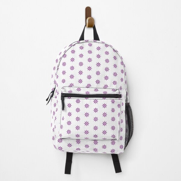 Item preview, Purple Nautical Ship Wheel Design designed and sold by pattern-archive.