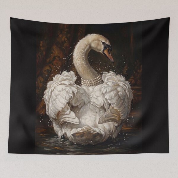 Item preview, Swan Classic Pearl Choker designed and sold by Real Beast Art.