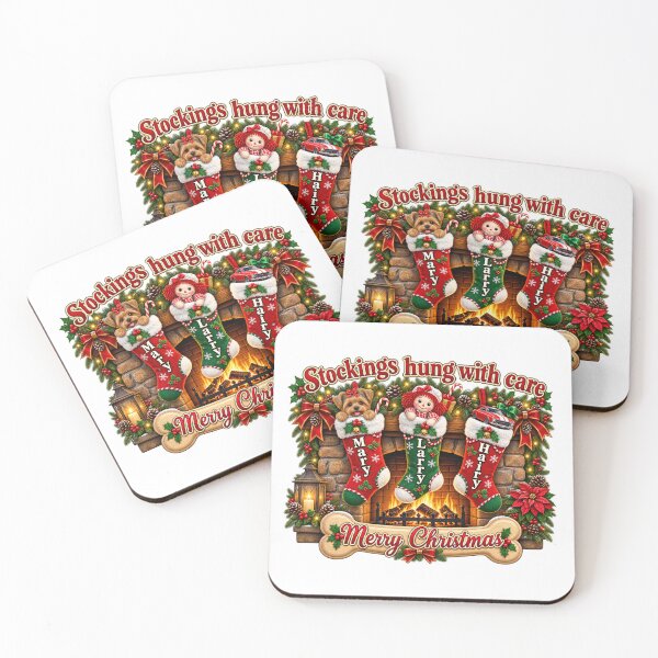 Item preview, Christmas Stockings Hung With Care  designed and sold by LnsCreations.