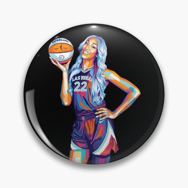 Item preview, Aja Wilson Basketball Pop Art designed and sold by SiksisArt.