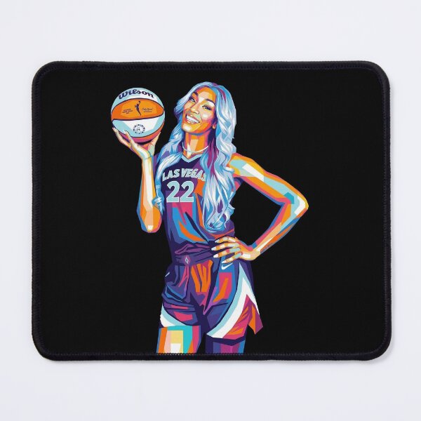 Item preview, Aja Wilson Basketball Pop Art designed and sold by SiksisArt.