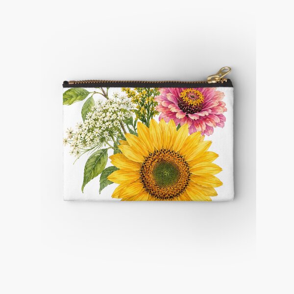 Item preview, Sunflower and Wildflower Bouquet Botanical Watercolor designed and sold by Shew Gallery.