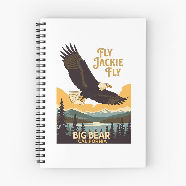 Item preview, Big Bear California Eagle Vintage Retro Landscape designed and sold by anayortwine.