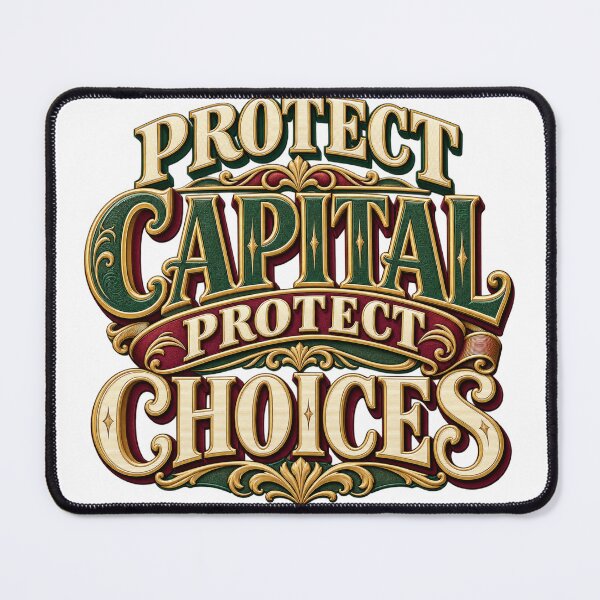 Item preview, Protect Capital Protect Choices Engraved Trading Rule designed and sold by VolatilityEdge.