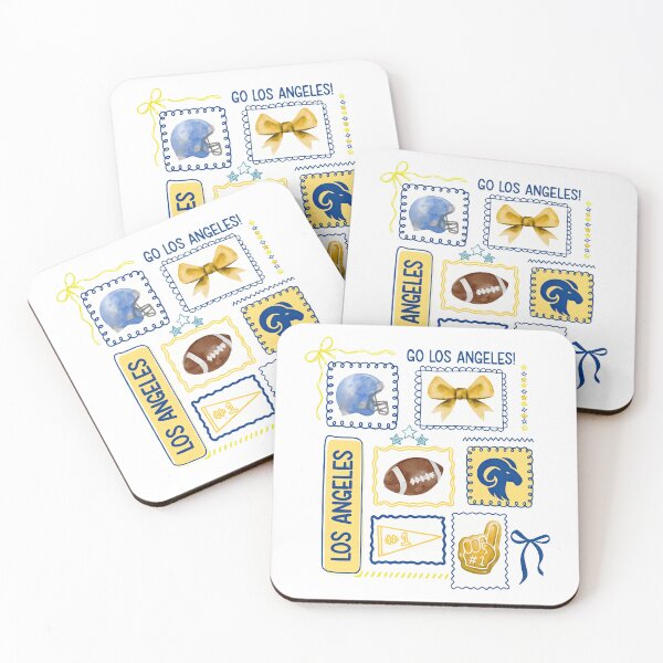 Item preview, Go Los Angeles Football Fan Stamp Style designed and sold by anayortwine.
