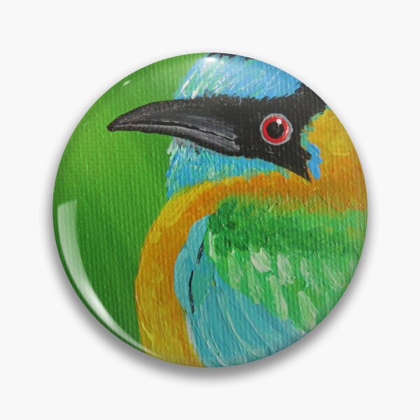 Item preview, Judgmental Blue-crowned Motmot designed and sold by Magpie's Miscellany.