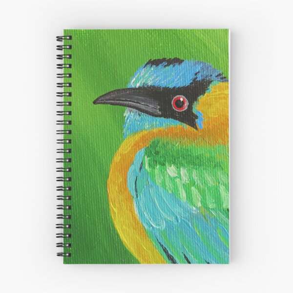 Item preview, Judgmental Blue-crowned Motmot designed and sold by Magpie's Miscellany.