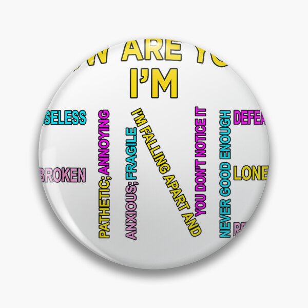 Item preview, I'm Fine Mental Health Awareness Supporter Graphic T-Shirt Small designed and sold by Cafe18.