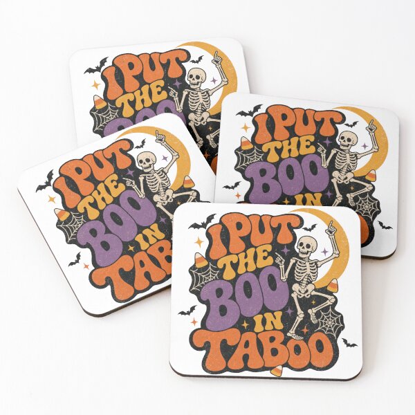 Item preview, I Put The Boo In Taboo Skeleton Design designed and sold by GrooveAndGlow.