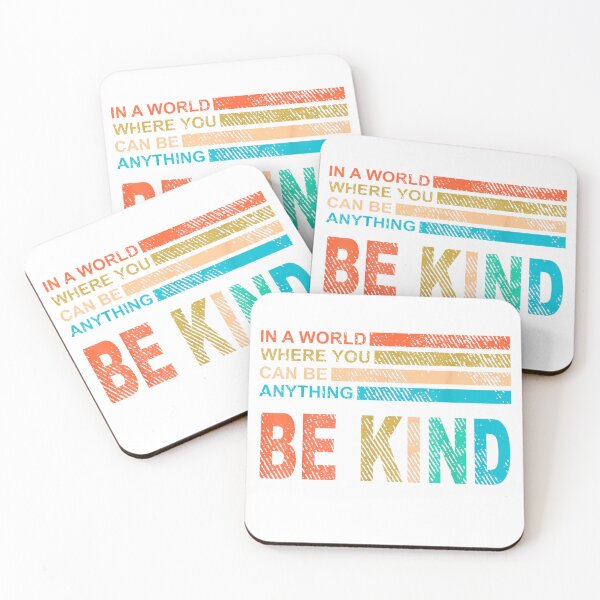 Item preview, in A World Where You Can Be Anything Be Kind Vintage Retro T-Shirt designed and sold by gidget-gadget.