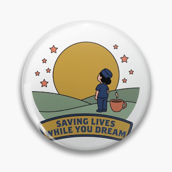 Item preview, Night Shift Nurse Shirt - Saving Lives While You Dream designed and sold by Harlo.co.