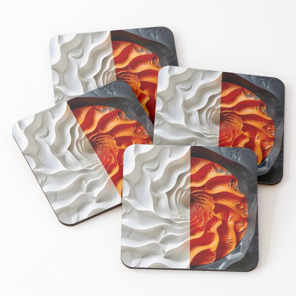 Item preview, Chalk White Plaster and Rustic Stone Vortex designed and sold by Vicky Brago-Mitchell®.