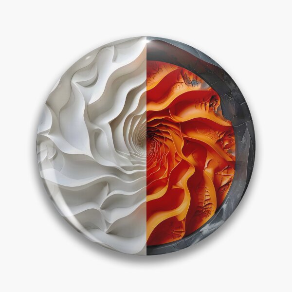 Item preview, Chalk White Plaster and Rustic Stone Vortex designed and sold by Vicky Brago-Mitchell®.